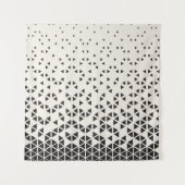 Abstrakter geometrischer Entwurf Wandteppich (Vorderseite)