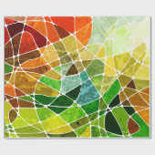 abstrakter geometrischer Grunge-Hintergrundpattern Geschenkpapier (Flach)
