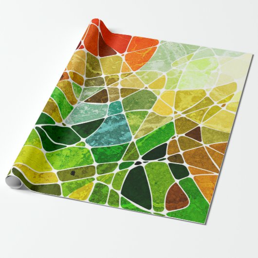 abstrakter geometrischer Grunge-Hintergrundpattern Geschenkpapier (Ungerollt)