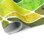 abstrakter geometrischer Grunge-Hintergrundpattern Geschenkpapier (Rolleneckpunkt)