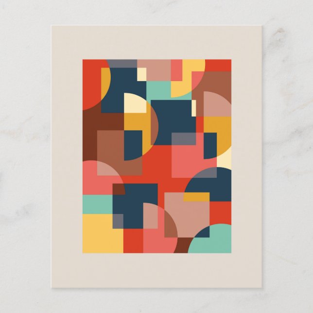 Abstrakter geometrischer Hintergrund (Vorderseite)