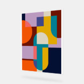 Abstrakter geometrischer Hintergrund Acrylschild (Winkel)