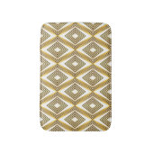 Abstrakter geometrischer Hintergrund Art Deco Badematte (Vorderseite Vertikal)
