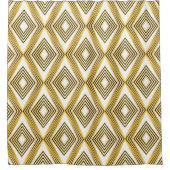 Abstrakter geometrischer Hintergrund. Art Deco. Duschvorhang (Vorderseite)