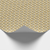 Abstrakter geometrischer Hintergrund Art Deco Geschenkpapier (Ecke)