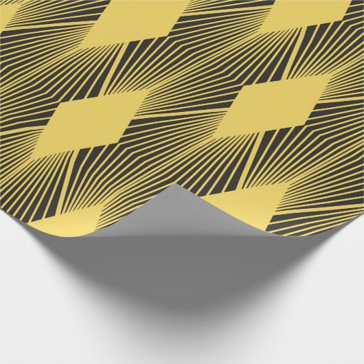 Abstrakter geometrischer Hintergrund. Art Deco ill Geschenkpapier (Ecke)