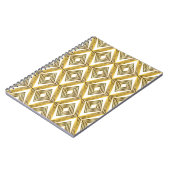 Abstrakter geometrischer Hintergrund. Art Deco.  Notizblock (Linke Seite)