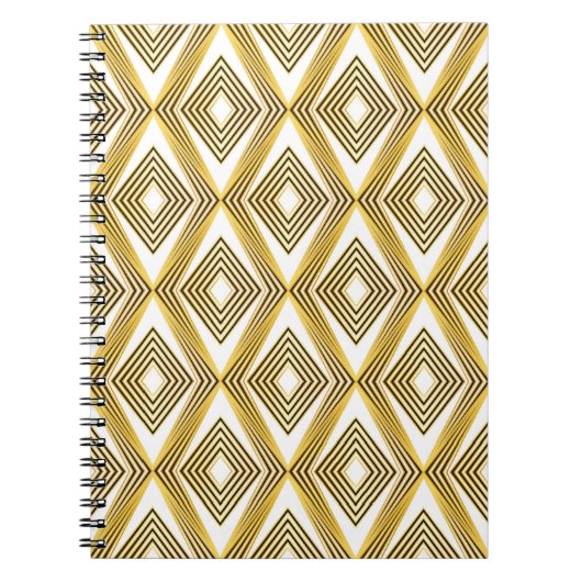 Abstrakter geometrischer Hintergrund. Art Deco.  Notizblock (Vorderseite)