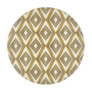 Abstrakter geometrischer Hintergrund Art Deco Schneidebrett