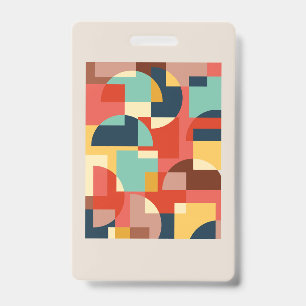 Abstrakter geometrischer Hintergrund Ausweis
