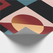 Abstrakter, geometrischer Hintergrund, farbig, sch Geschenkpapier (Ecke)