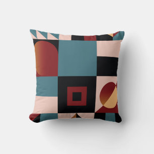 Abstrakter, geometrischer Hintergrund, farbig, Spe Kissen