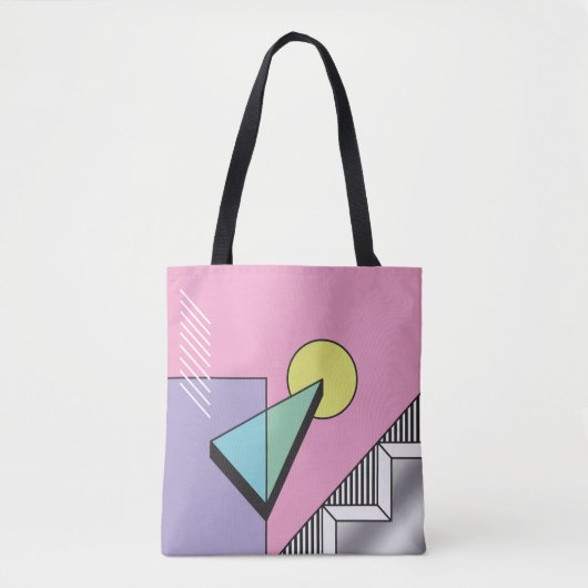 Abstrakter geometrischer Hintergrund im Postm Tasche (Vorderseite)