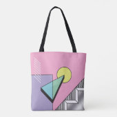 Abstrakter geometrischer Hintergrund im Postm Tasche (Rückseite)