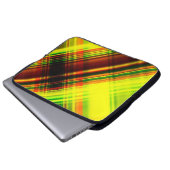 abstrakter geometrischer Hintergrund Laptopschutzhülle (Vorne Knopf)