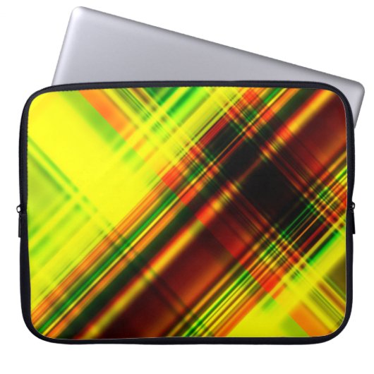 abstrakter geometrischer Hintergrund Laptopschutzhülle (Vorderseite)