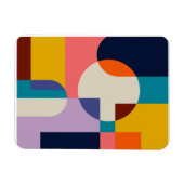 Abstrakter geometrischer Hintergrund Magnet (Horizontal)