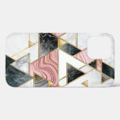 Abstrakter geometrischer Hintergrund. Moderne Marm Case-Mate iPhone Hülle (Rückseite (Horizontal))
