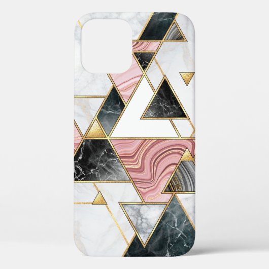 Abstrakter geometrischer Hintergrund. Moderne Marm Case-Mate iPhone Hülle (Rückseite)