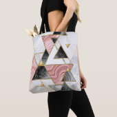 Abstrakter geometrischer Hintergrund. Moderne Marm Tasche (Von Nahem)