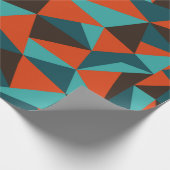 Abstrakter geometrischer Hintergrund nach hinten - Geschenkpapier (Ecke)