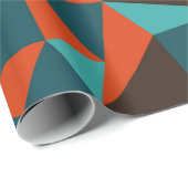 Abstrakter geometrischer Hintergrund nach hinten - Geschenkpapier (Rolleneckpunkt)