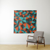 Abstrakter geometrischer Hintergrund nach hinten - Wandteppich (Beispiel (Horizontal))
