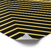 Abstrakter geometrischer Hintergrund. Sechseckgefl Poster (Ecke)