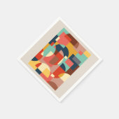 Abstrakter geometrischer Hintergrund Serviette (Ecke)
