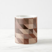 Abstrakter geometrischer Hintergrund sieht stilisi Kaffeetasse (Mittel)