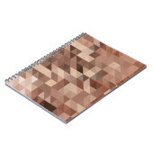 Abstrakter geometrischer Hintergrund sieht stilisi Notizblock (Linke Seite)