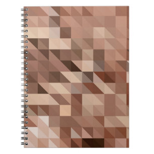 Abstrakter geometrischer Hintergrund sieht stilisi Notizblock