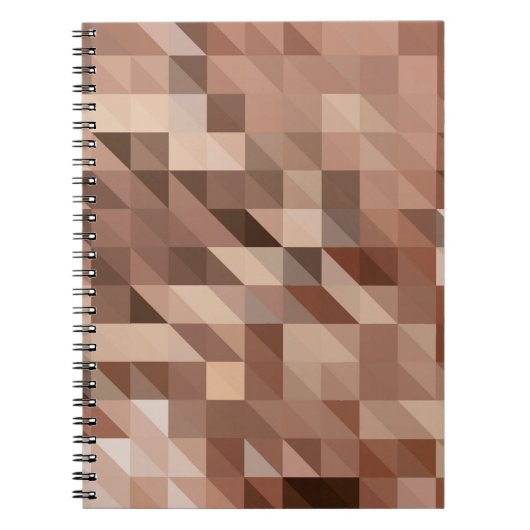 Abstrakter geometrischer Hintergrund sieht stilisi Notizblock (Vorderseite)