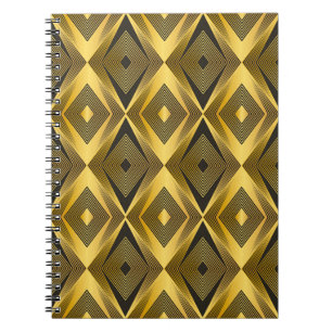 Abstrakter geometrischer Hintergrund. Vintage Art  Notizblock