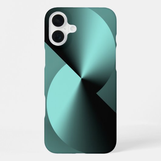 Abstrakter geometrischer iPhone 16 Plus Hülle (Rückseite)