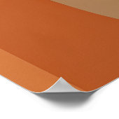 Abstrakter geometrischer Minimalismus Poster (Ecke)