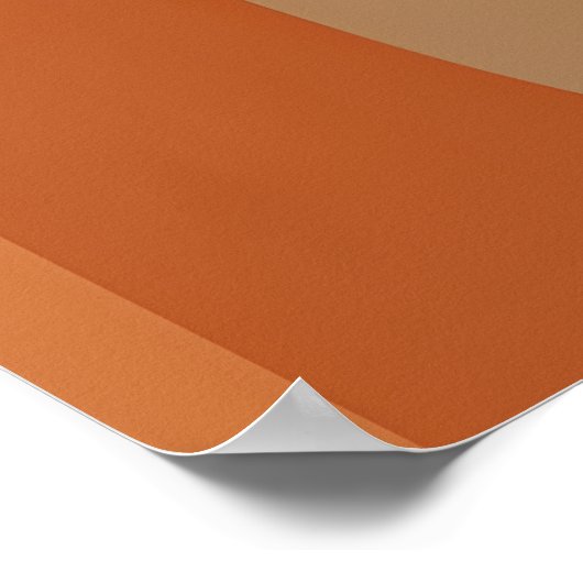 Abstrakter geometrischer Minimalismus Poster (Ecke)