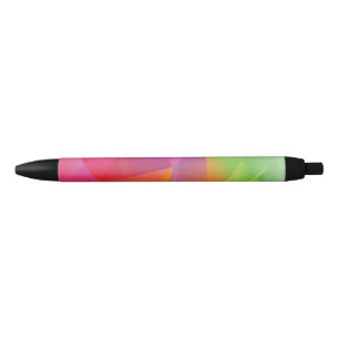 Abstrakter geometrischer Regenbogen-Stift Kugelschreiber