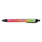 Abstrakter geometrischer Regenbogen-Stift Kugelschreiber (Unterseite)