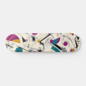 Abstrakter geometrischer Skate Skateboard (Horizontal)