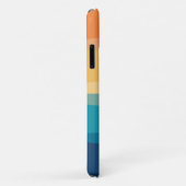 Abstrakter geometrischer Sonnenaufgang Case-Mate iPhone Hülle (Hinten/Rechts)