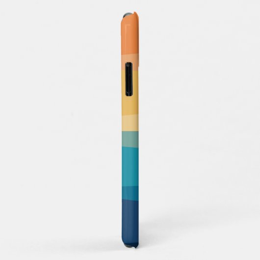 Abstrakter geometrischer Sonnenaufgang Case-Mate iPhone Hülle (Hinten/Rechts)