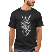 Abstrakter geometrischer Zebokopf - Wildtiere