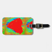 abstrakter Gepäckanhänger (Vorderseite horizontal)