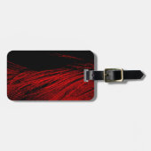 Abstrakter Gepäckträger für Red Horse Mane Gepäckanhänger (Vorderseite horizontal)