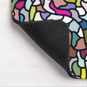 Abstrakter geteerter Hintergrund Mousepad (Ecke)