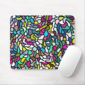 Abstrakter geteerter Hintergrund Mousepad (Mit Mouse)