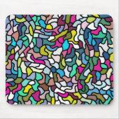 Abstrakter geteerter Hintergrund Mousepad (Vorne)