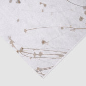 Abstrakter getrockneter Gänseblümchengrafischer Seidenpapier (Ausschnitt)