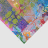 Abstrakter Gewebe-Druck Seidenpapier (Ausschnitt)